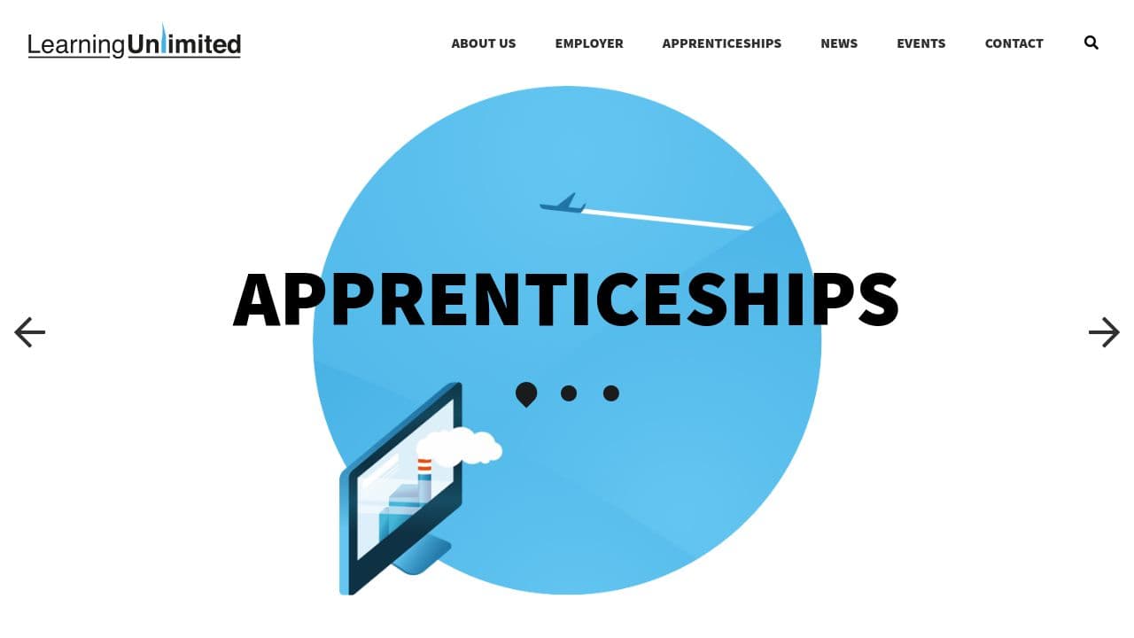 Learning Unlimited UK website screenshot