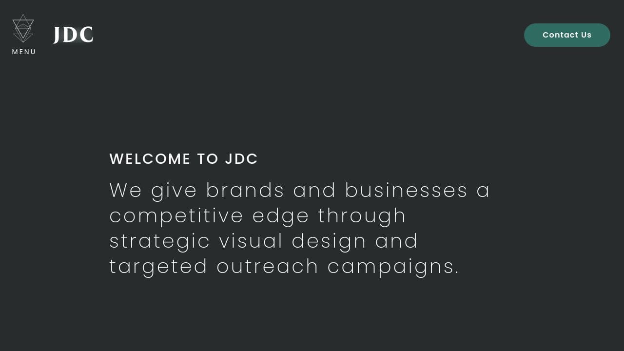 JDC - Creative Brand Strategy Consultants website screenshot
