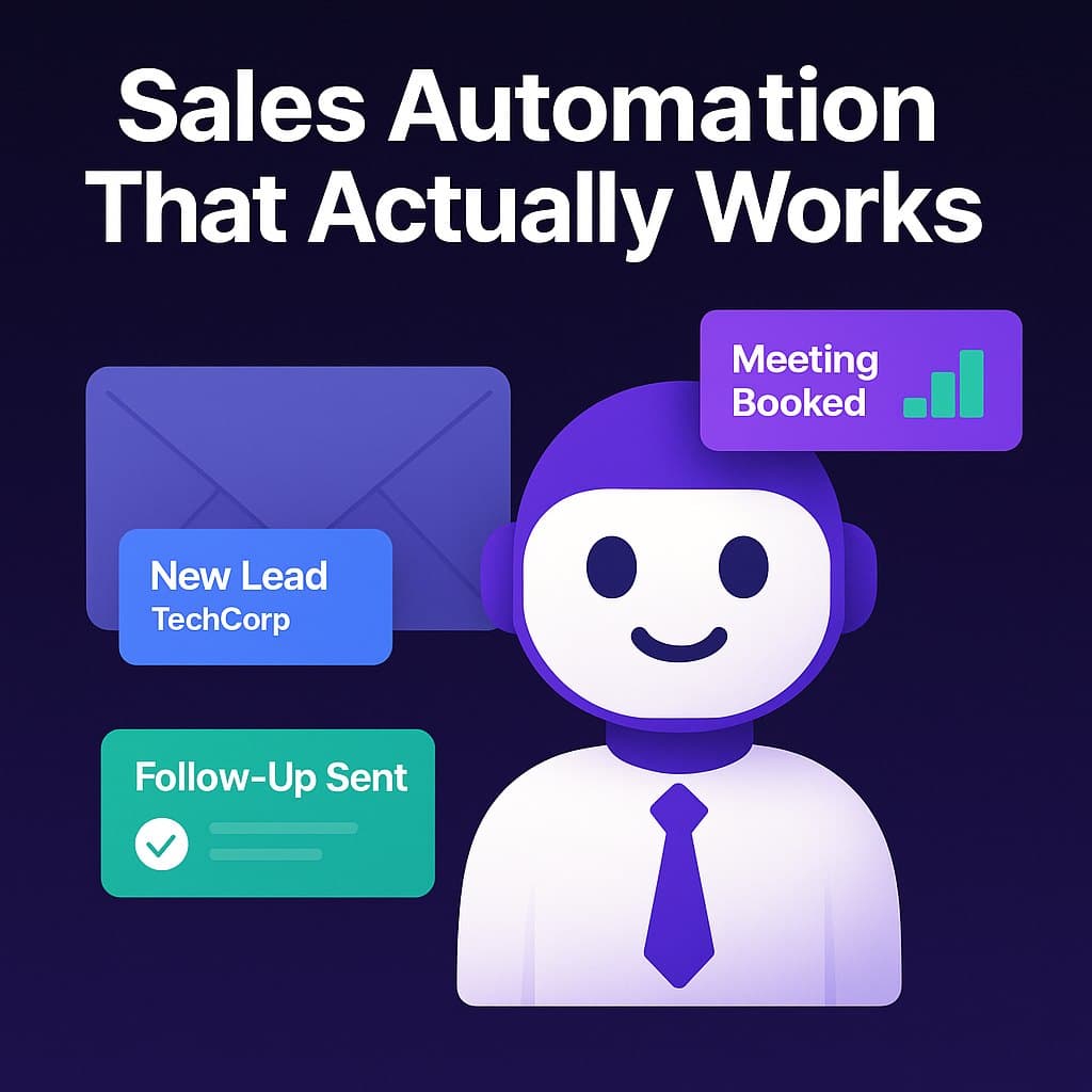 Sales automation dashboard