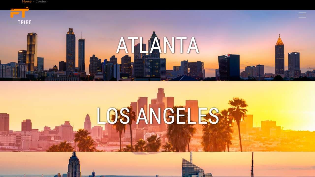 FILMTRIBE website screenshot